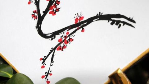 我等你來，你來青春就來——寫在梅花絹上