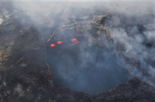 飛越火山口