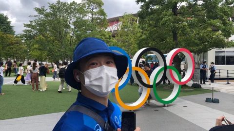 志願者的笑容