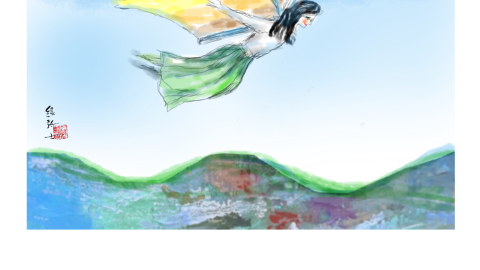 「一瓣書香」四詩圖