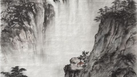題蔡丹群女士《雲山飛瀑》圖唱和組詩