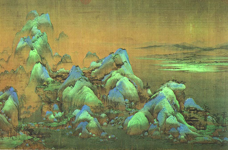 致敬《千里江山圖》畫家王希孟